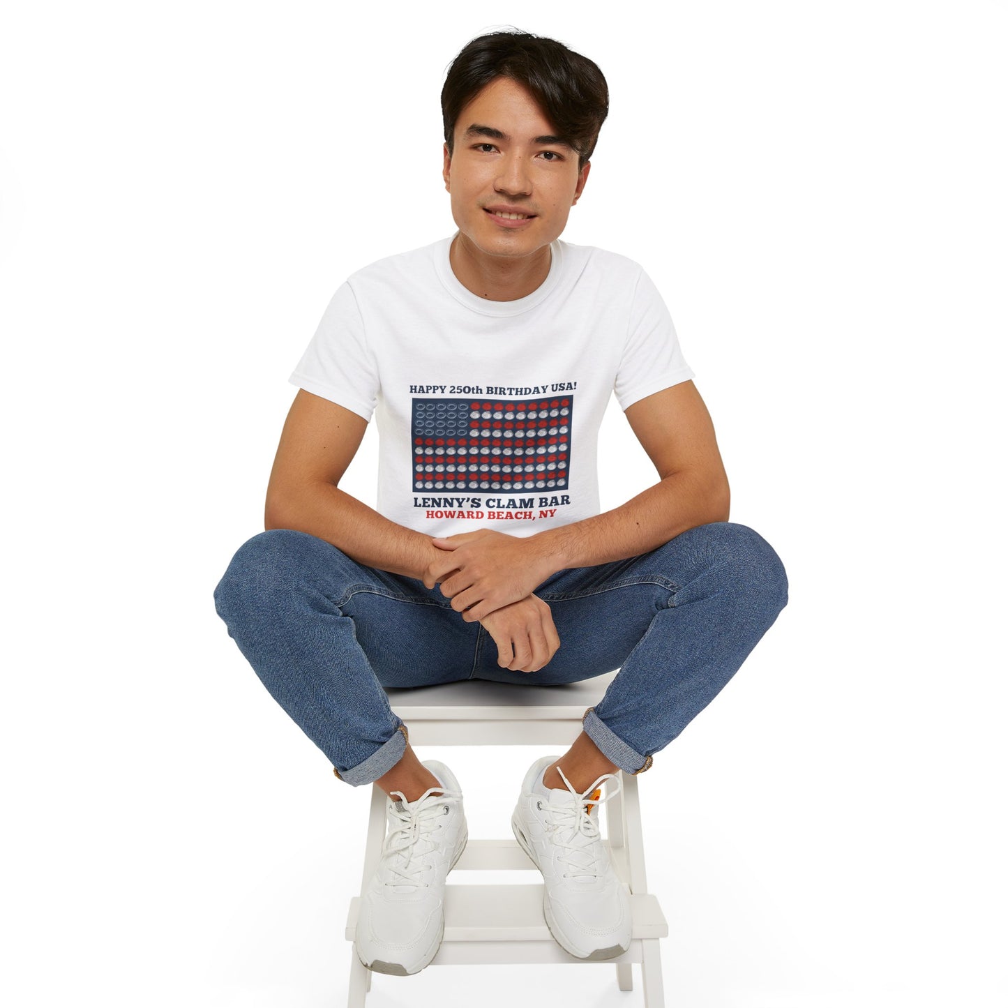 Happy 250th Birthday USA Lenny's Calamari / Clams Ultra Cotton Tee