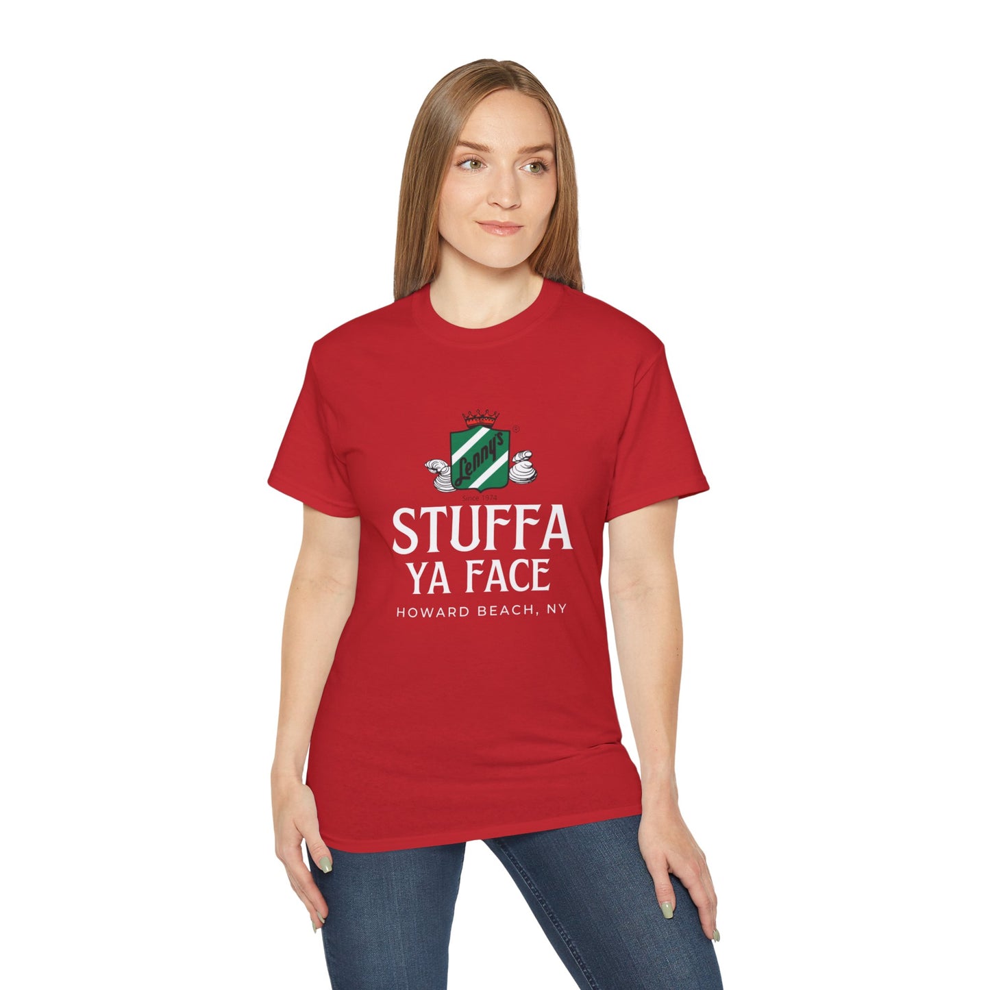 Lenny's "Stuffa ya Face" Ultra Cotton Tee