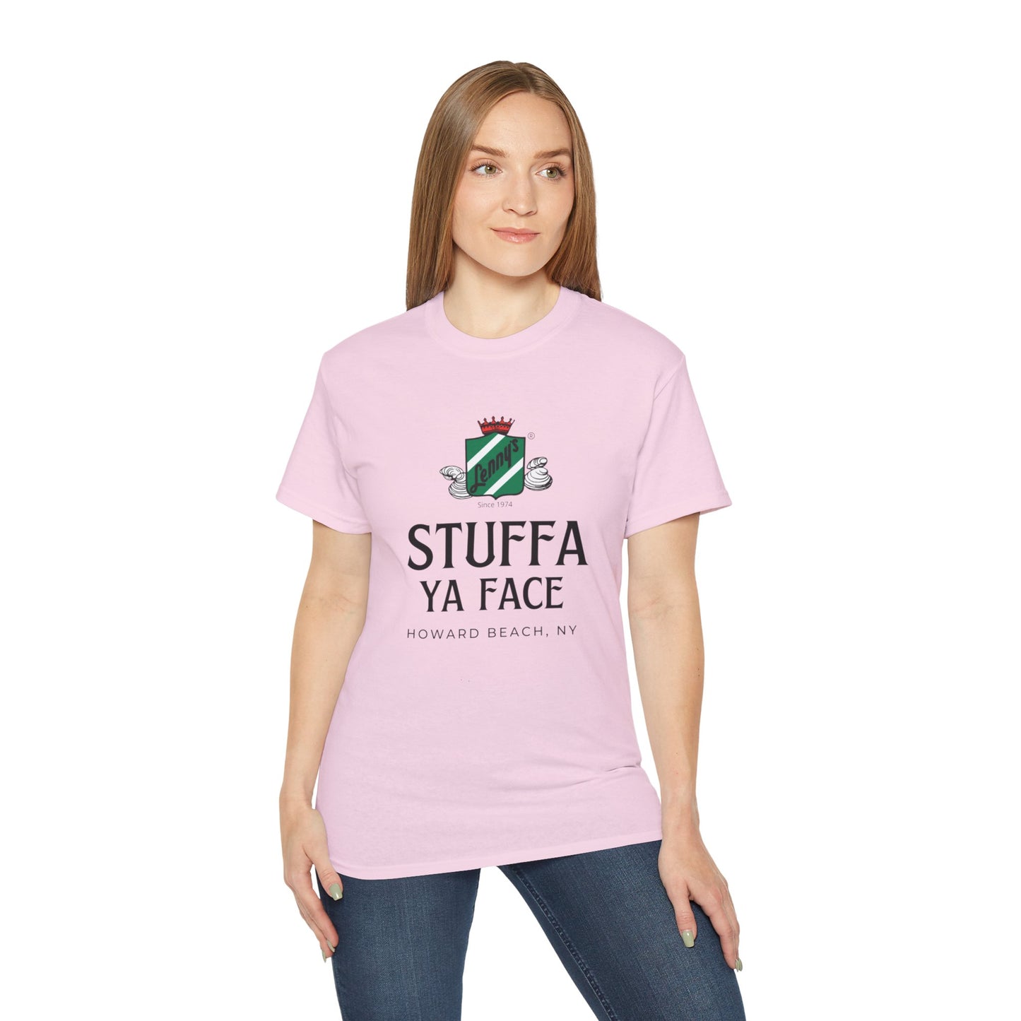 Lenny's "Stuffa ya Face" Ultra Cotton Tee