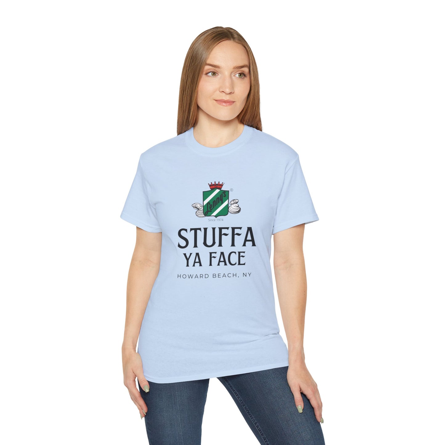 Lenny's "Stuffa ya Face" Ultra Cotton Tee
