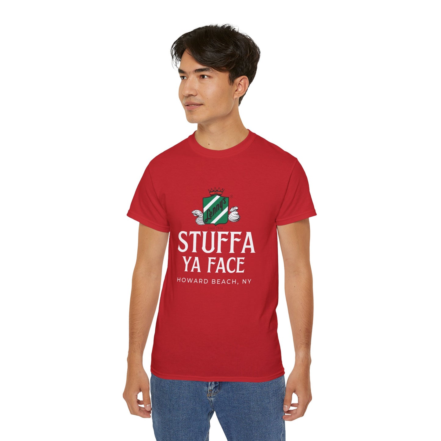 Lenny's "Stuffa ya Face" Ultra Cotton Tee