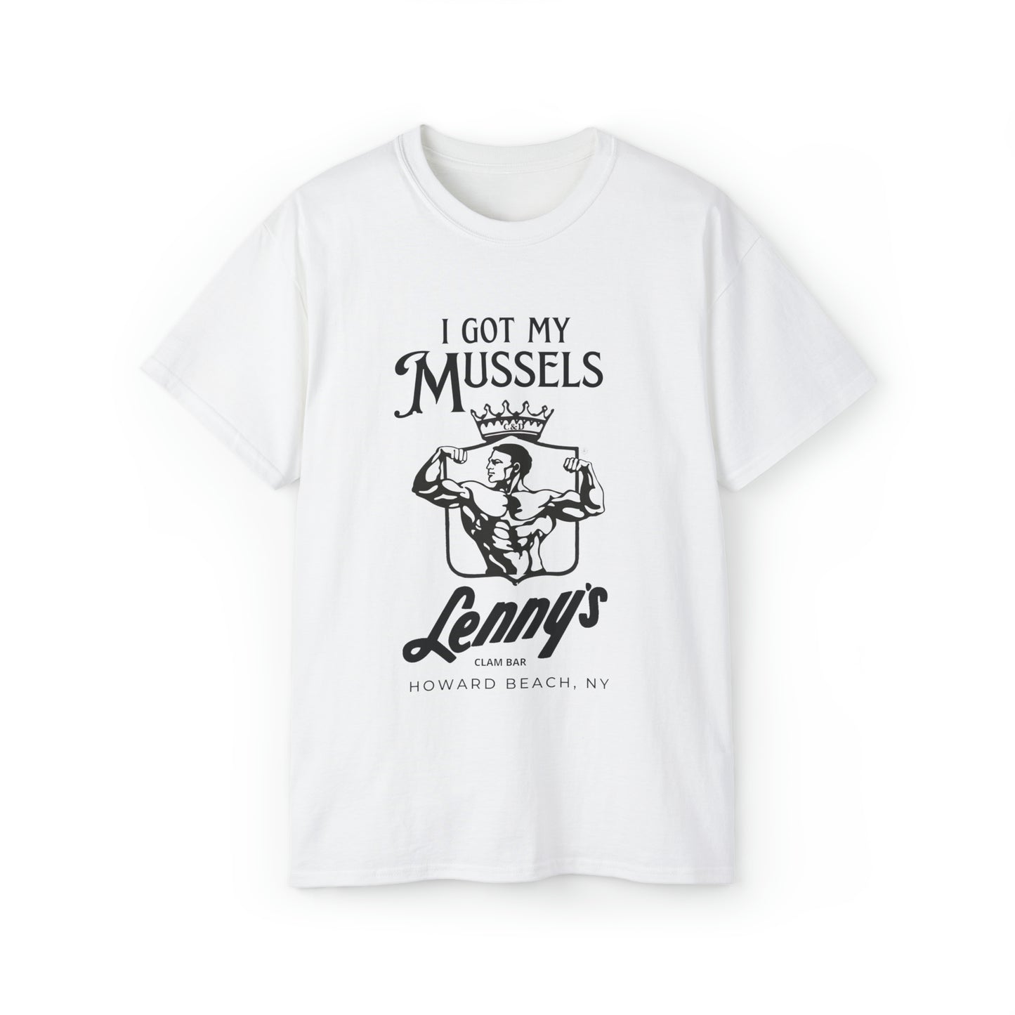"I Got my Mussels at Lenny's" Ultra Cotton Tee