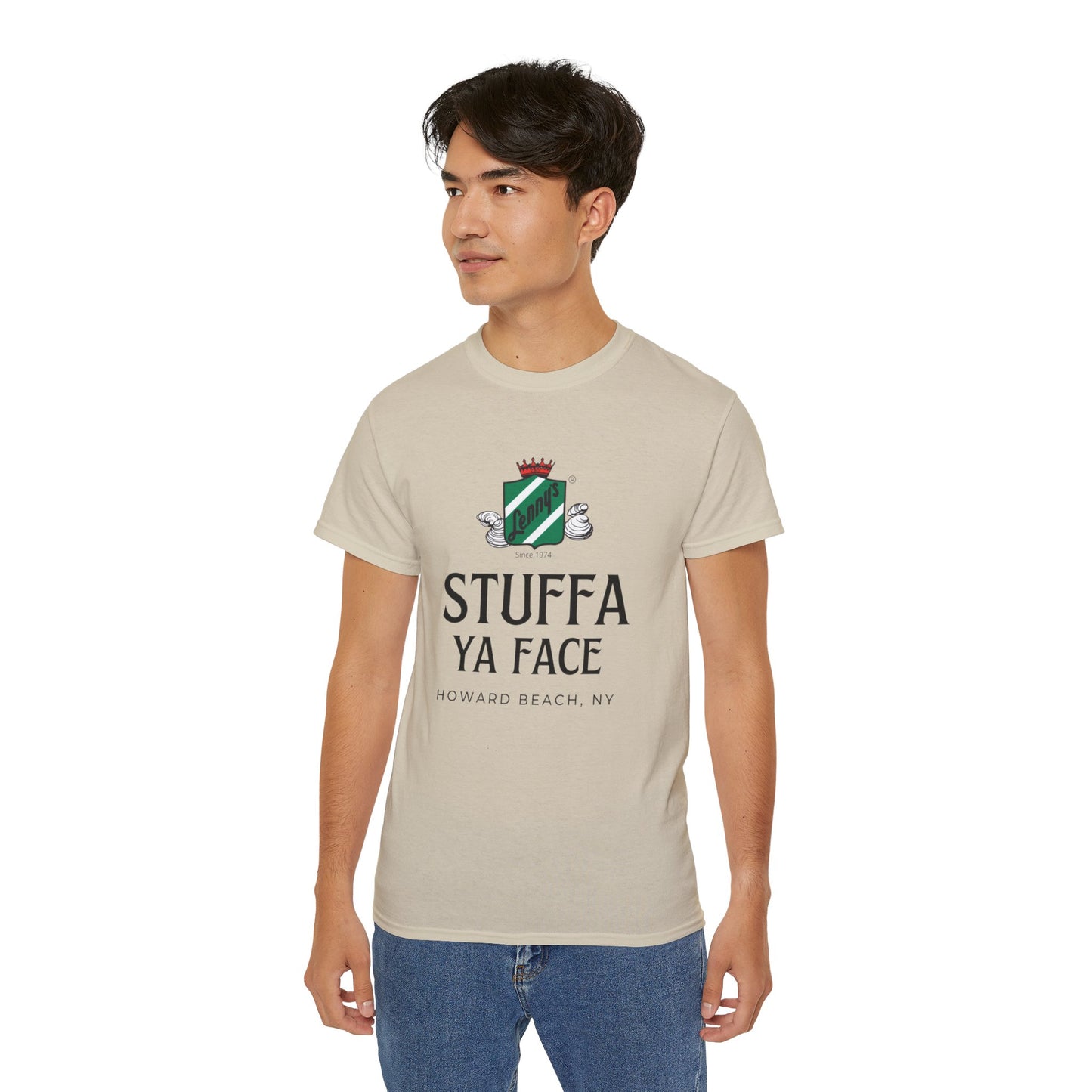 Lenny's "Stuffa ya Face" Ultra Cotton Tee