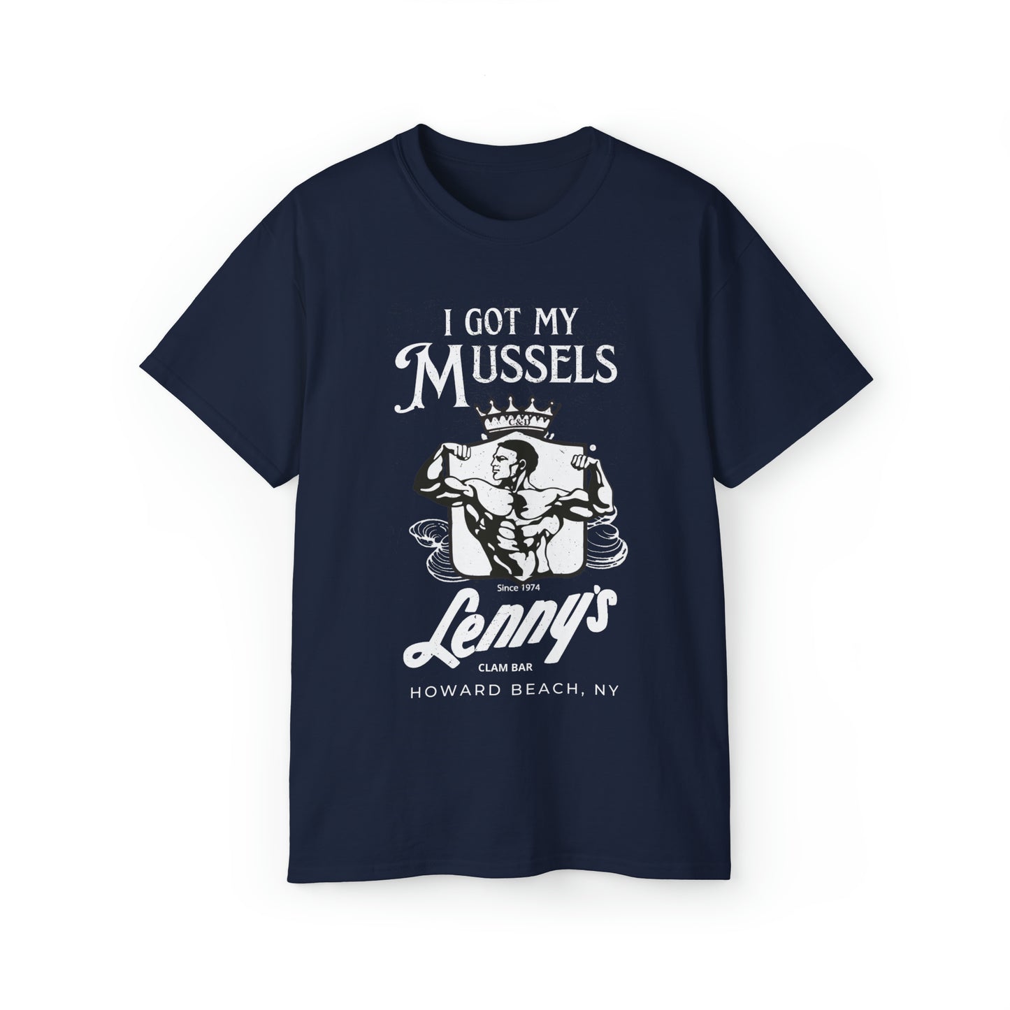 "I Got my Mussels at Lenny's" Ultra Cotton Tee
