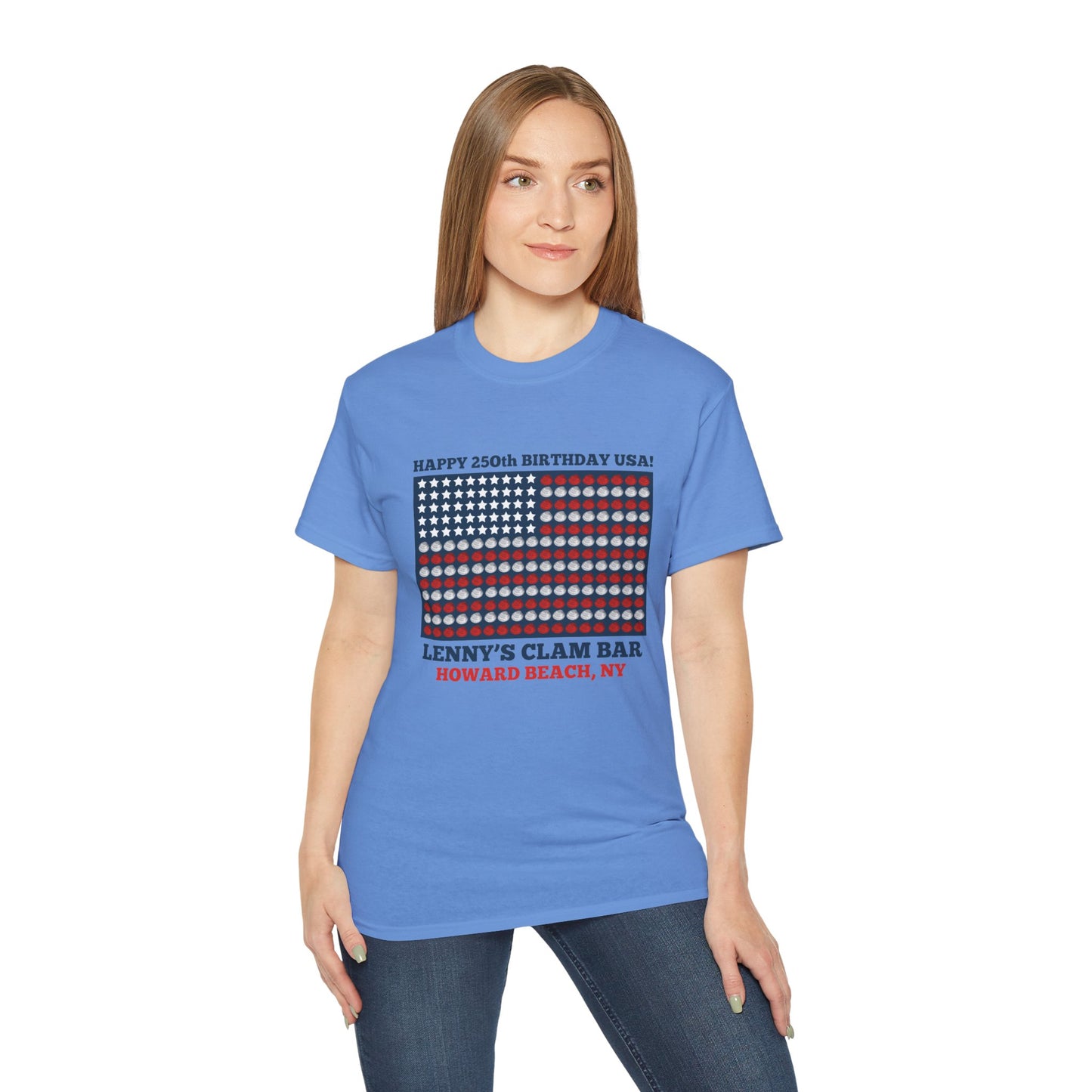 Happy 250th Birthday USA Lenny's Calamari / Clams Ultra Cotton Tee