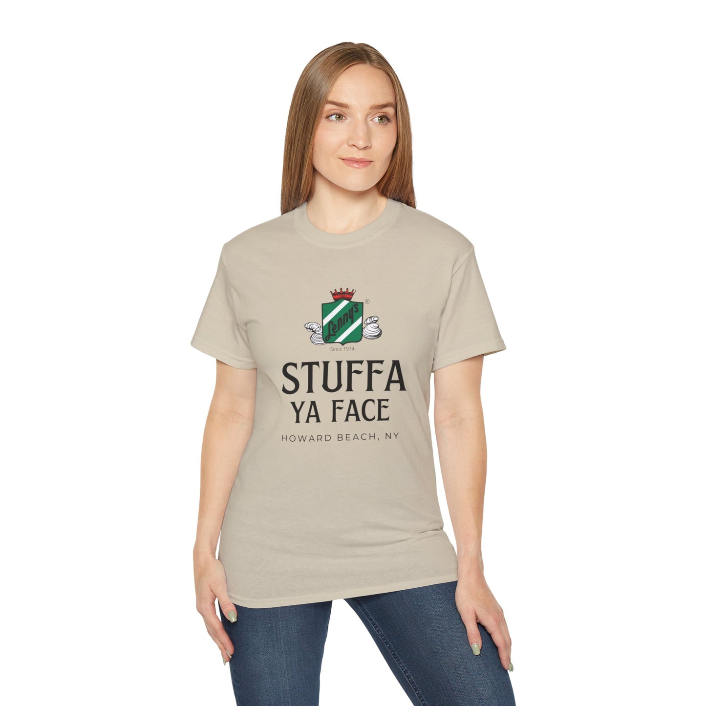 Lenny's "Stuffa ya Face" Ultra Cotton Tee