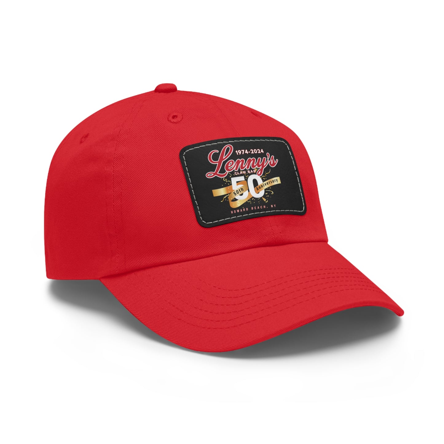 Lenny's 50th Anniversary Dad Hat with Leather Patch