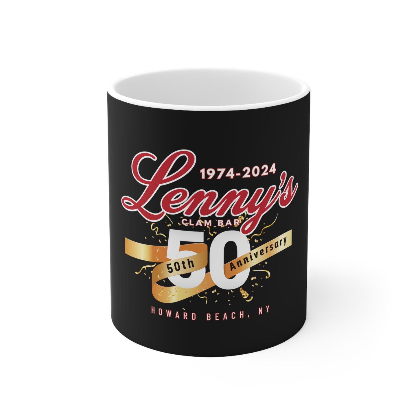 Lenny's 50th Anniversary Ceramic Mug 11oz